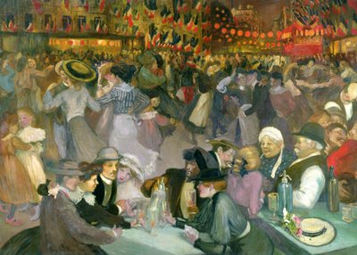 Ball on the 14th July by Théophile Alexandre Steinlen